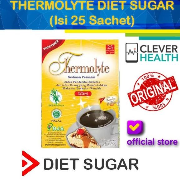

THERMOLYTE DIET SUGAR 25'S / GULA DIET / GULA DIABETES nUg