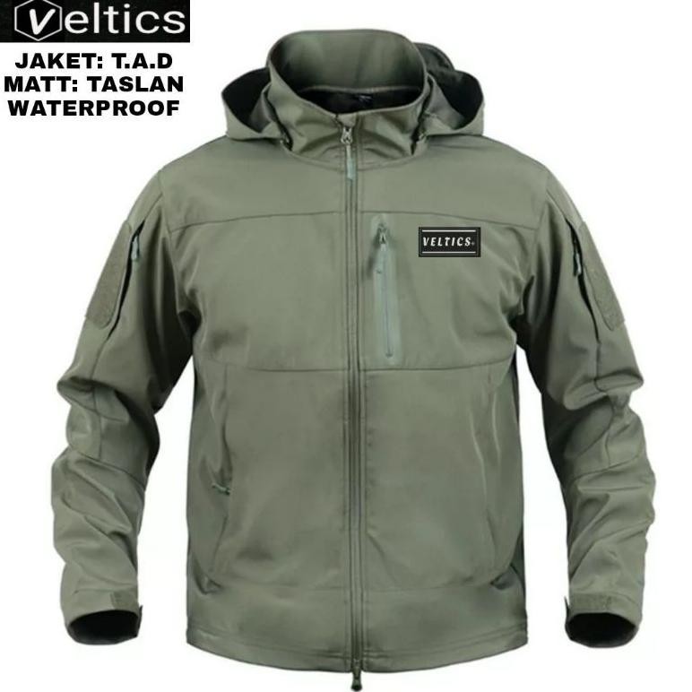 JAKET T.A.D WATERPROOF ANTI AIR/ JAKET MOTOR/JAKET KEKINIAN PRIA