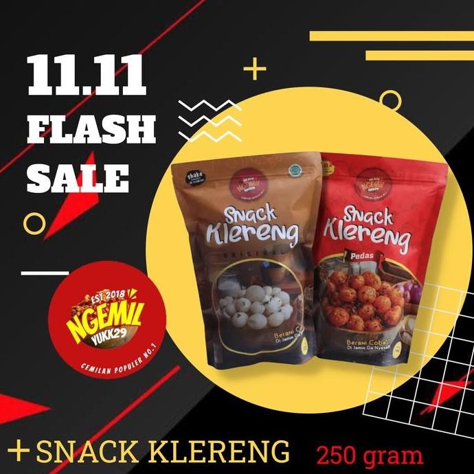 

250 GRAM - SNACK KLERENG NGEMILYUKK29 nUg