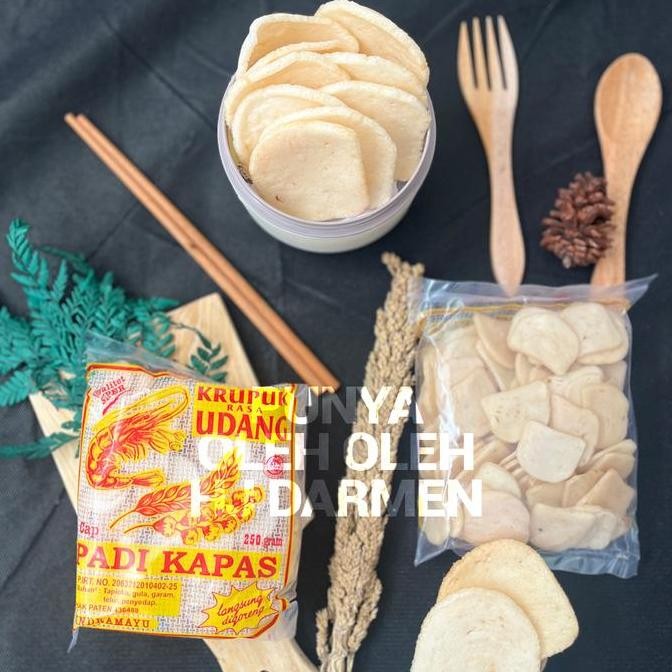 

Kerupuk Udang Padi Kapas Super Kancing 250gr ASLI INDRAMAYU nUg