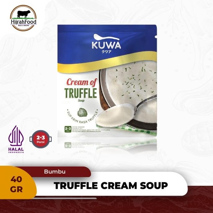

Kuwa Cream Soup Truffle Mushroom | Krim Sup Jamur Truffle - 40 gr nUg