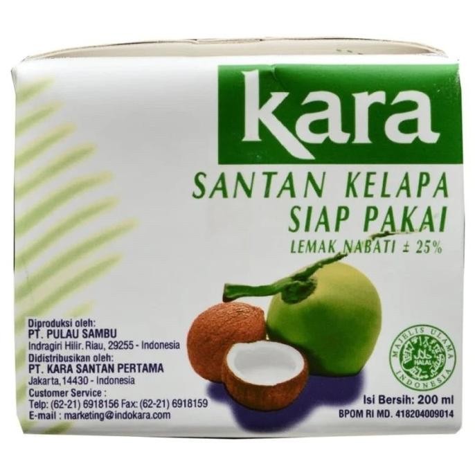 

KARA KOTAK 200ml Santan Cair Siap Pakai ASLI nUg