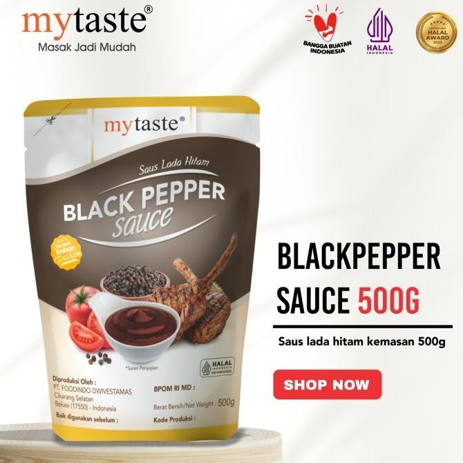 

Saus Lada Hitam Blackpepper Sauce 500g - My Taste nUg