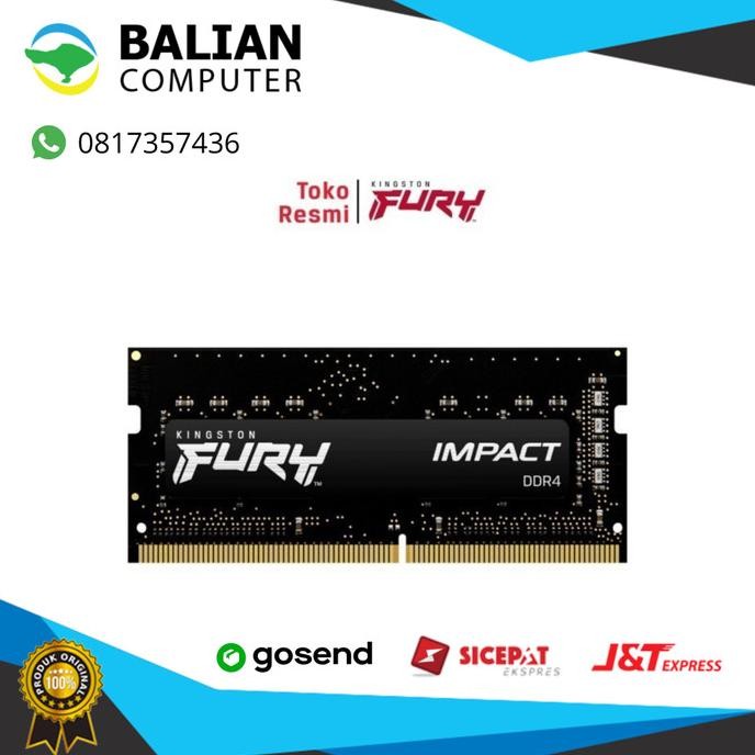 Ram Kingston Fury Sodimm Ddr4 16Gb Pc3200 | Ram Laptop Gaming New Stok