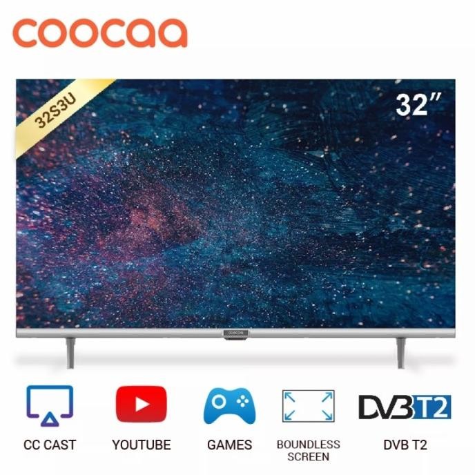 COOCAA 32 inch Digital Smart TV (Model : Coocaa 32S3U)