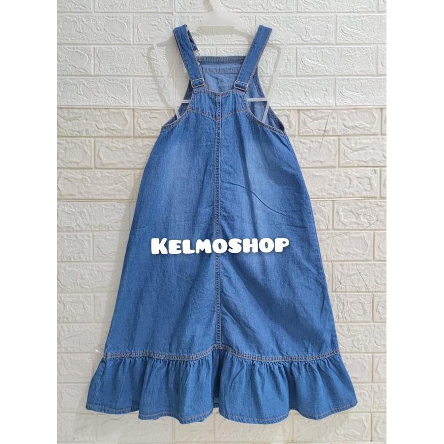 Geraigo- Rkpj/Overall/Wearpack/Jumsuit/Rok Kodok Panjang Jeans Anak Perempuan /Jumsuit Anak/Baju Ana