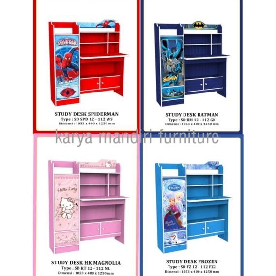 

MEJA BELAJAR RAK BUKU KARAKTER SD-12-112