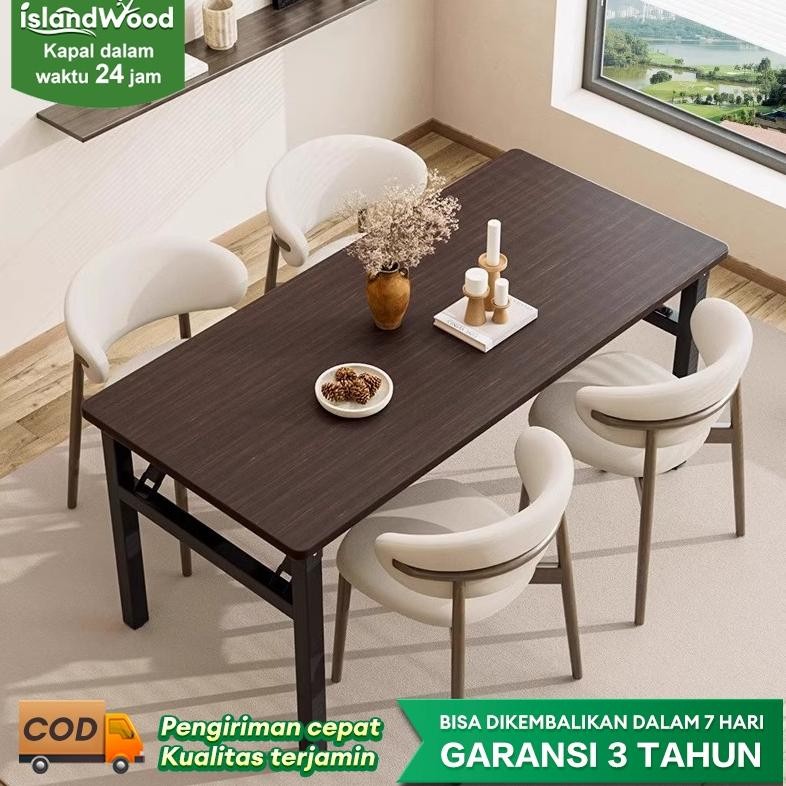 

MEJA BELAJAR 140*60CM MEJA KANTOR BESI MEJA KERJA MEJA MEETING MEJA MAKAN LIPAT MEJA LIPAT PORTABEL /SERBAGUNA/MINIMALIS /KAYU