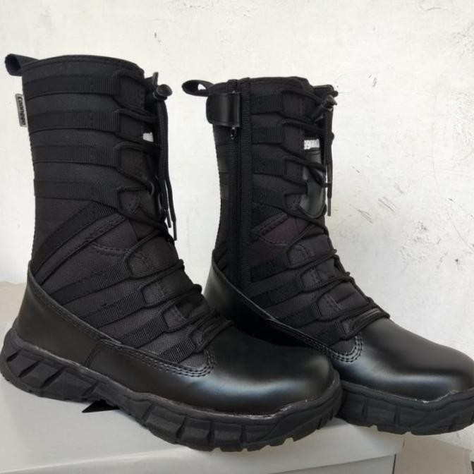 SEPATU PDL TNI safety ujung besi brand CAANGGO MILITARY