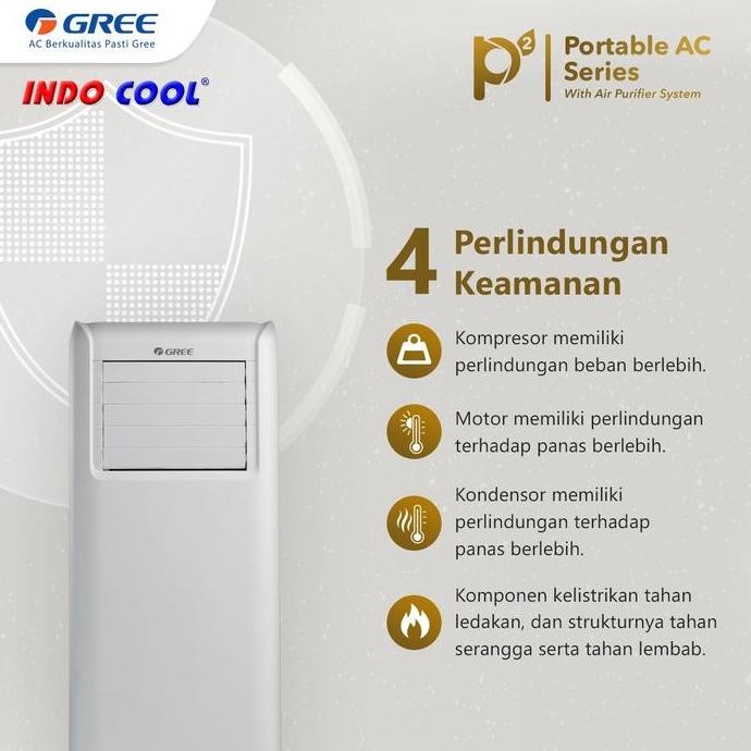 Murah Ac Gree Portable 1Pk / 1 Pk / Gpc-09P2