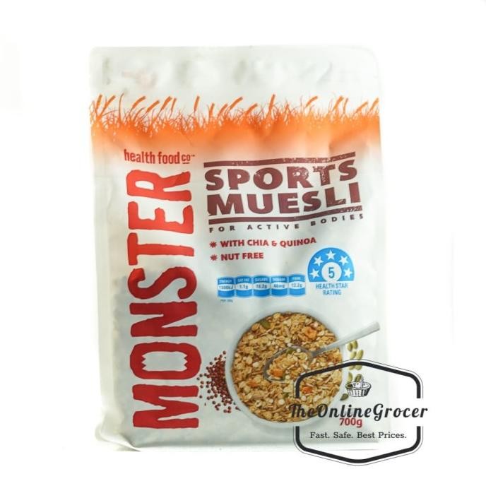

Promo Monster Sports Muesli With Chia And Quinoa 700Gr