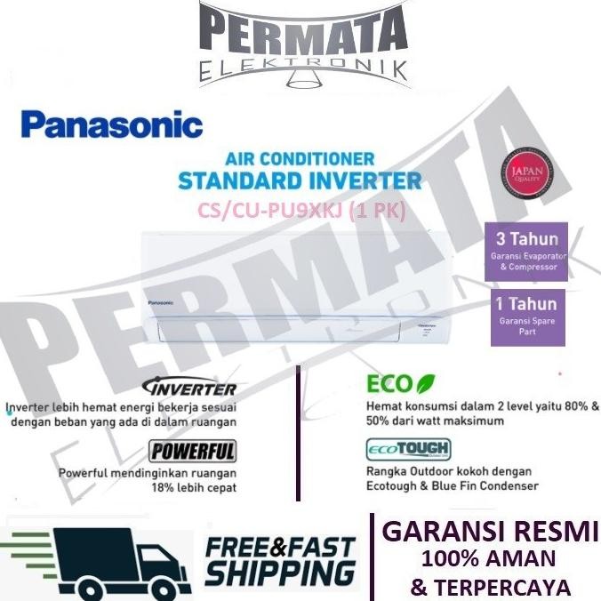Promo Panasonic Cs/Cu-Pu9Xkj Ac Inverter Air Conditioner 1Pk 1 Pk Cs-Pu9Xkj