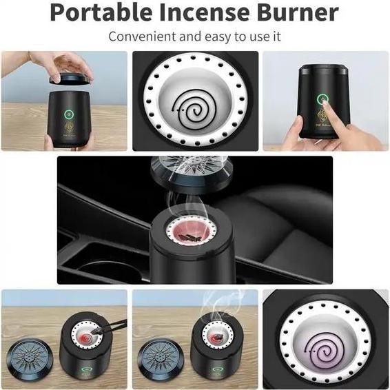 Promo Tempat Dupa Bk18 / Bukhur Elektrik / Mabkhara Portable / Dupa Portable