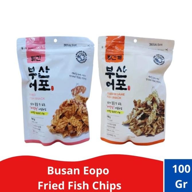 

Sale Busan Eopo Fried Fish Chip - Keripik Ikan Korea 100 Gr