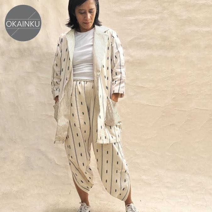 Grosir Okainku Bajwa Tenun Ikat Outer