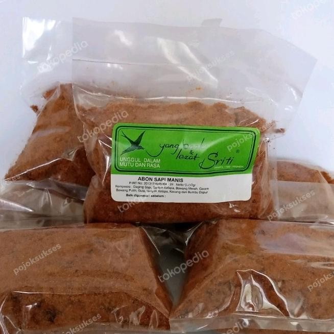 

Promo Sriti Abon Sapi Manis (Hijau) 200Gr