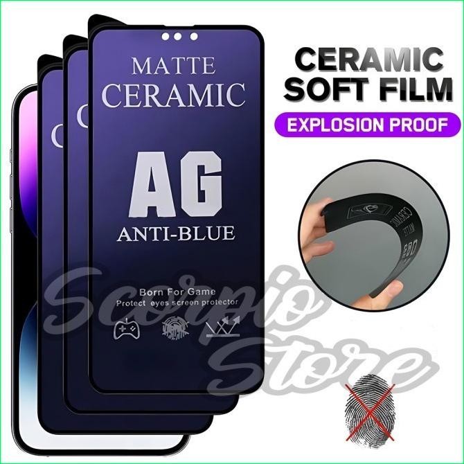 dgh-43 rq-56 CERAMIC MATTE ANTI BLUE XIAOMI REDMI NOTE 12 4G NOTE 12 5G NOTE 12 PRO Hemat Murah