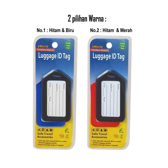 Luggage ID Tag Name Tag Gantungan Nama Koper