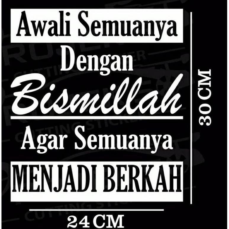 

df-8 fj-44 STICKER CUTTING KATA KATA ANTI AIR BISA NYALA Sale Terlaris