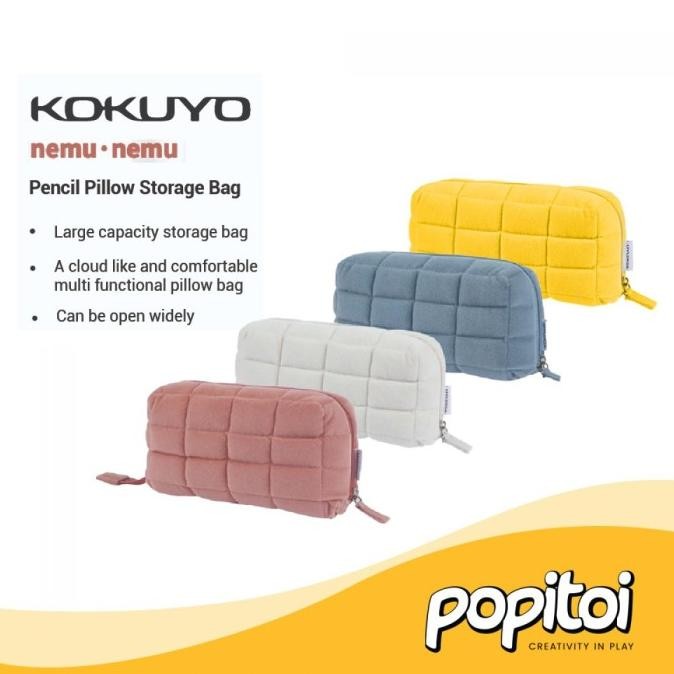 

Kokuyo NEMU NEMU Pencil Pillow Storage Bag Case Pen Cosmetics Gadget liquid