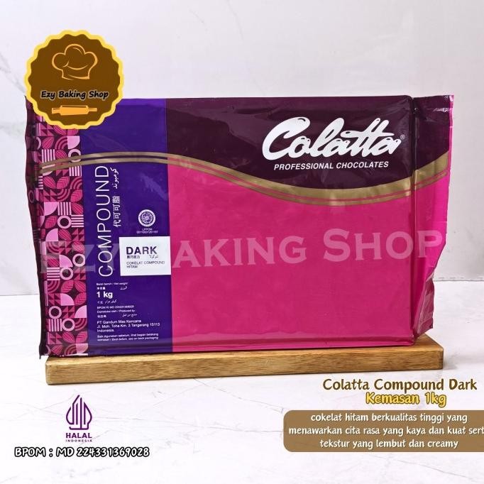 

Colatta Dark Coklat 1kg - Collata Compound Chocolate liquid