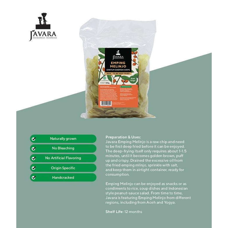 

Promo Javara Emping Melinjo 300 G Plastik Kemasan