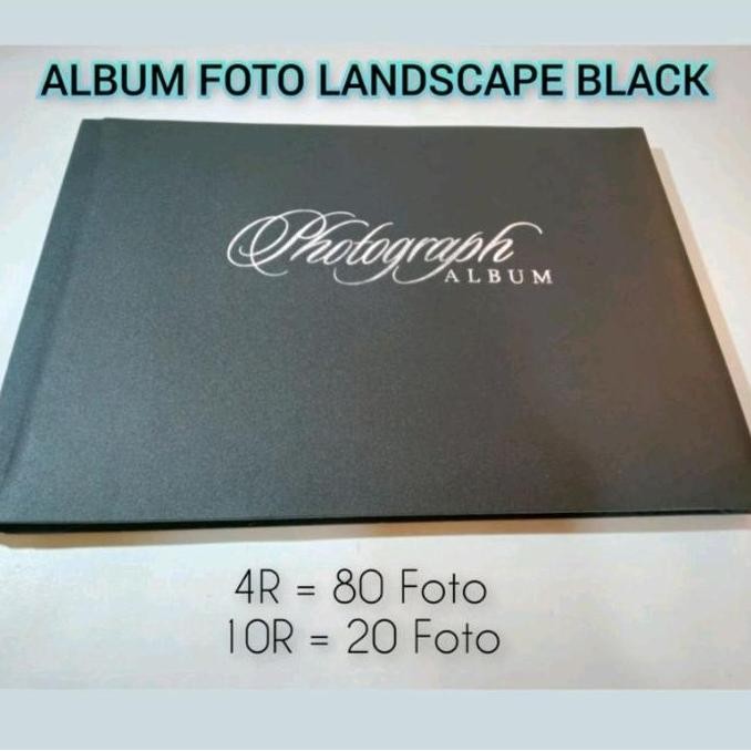 

ALBUM FOTO MAGNETIC MBT 10R LANDSCAPE 4R 80 FOTO COVER EXLUSIVE FREE TAS Black Black SS8