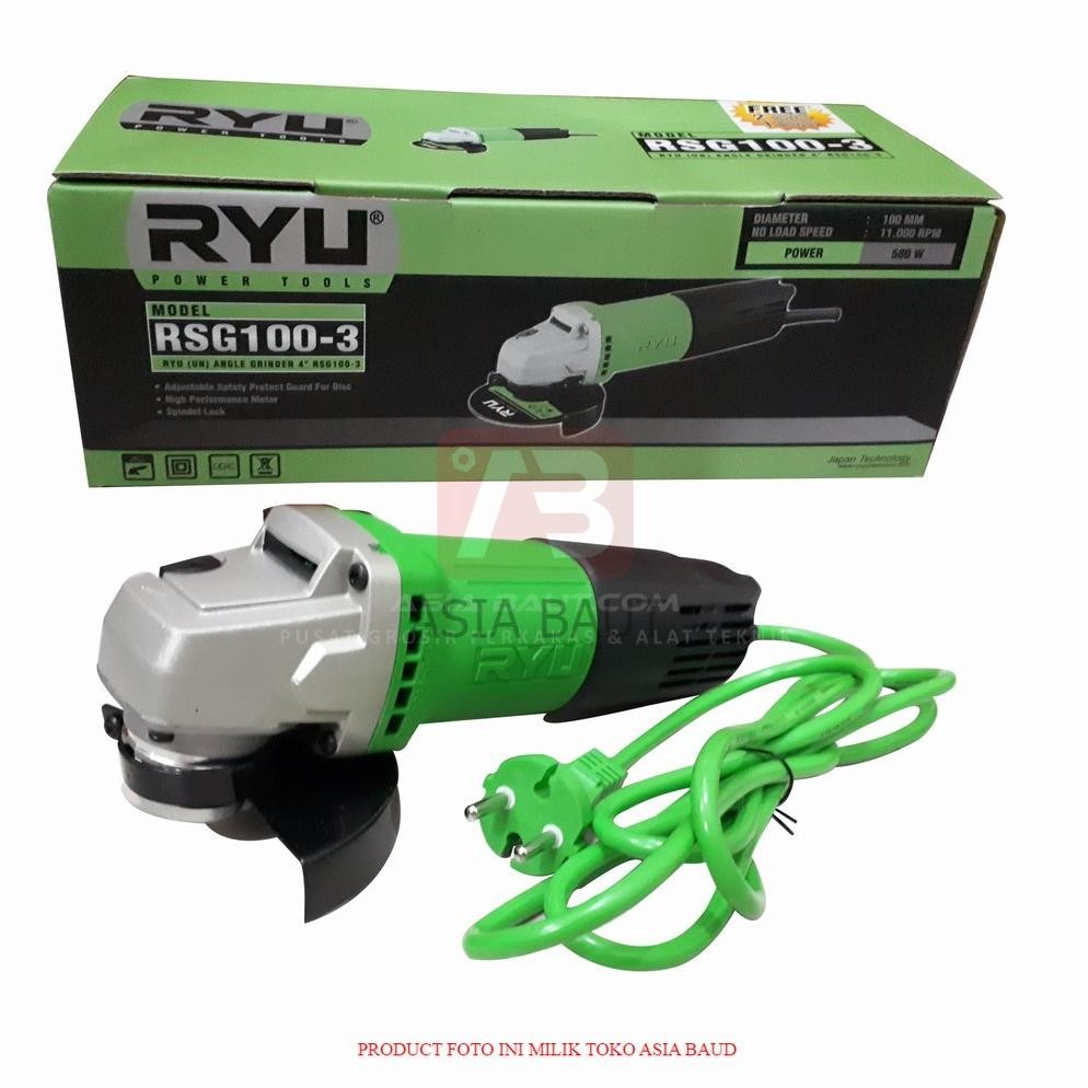 [ NEW ARRIVAL ] TERMURAH Mesin Gerinda Tangan 4 inch Angle Grinder / Gurinda Tangan / Grinda Bonus M