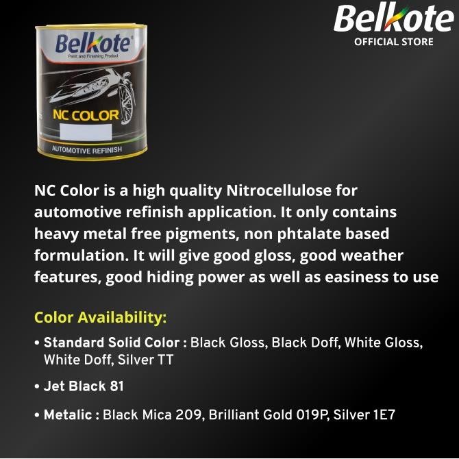 CAT DUCO BELKOTE NC COLOR SERIES (METALLIC, BLACK MICA 209, 1L) MOBIL