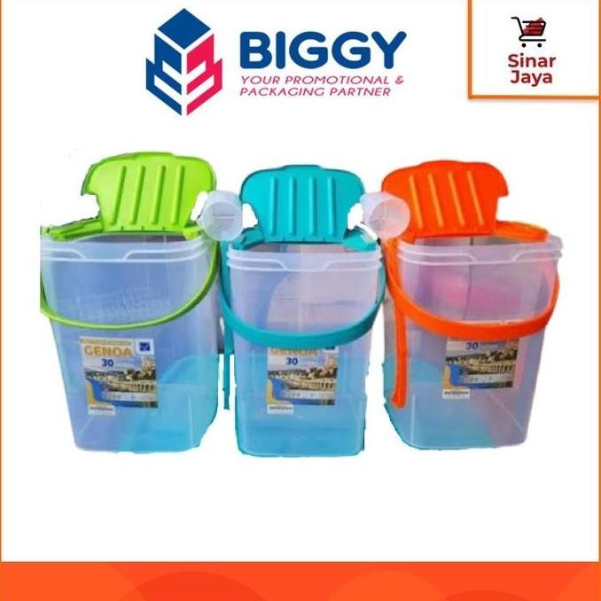 BIGGY Genoa Toples / Akuarium Es Buah + Gayung 30 Liter