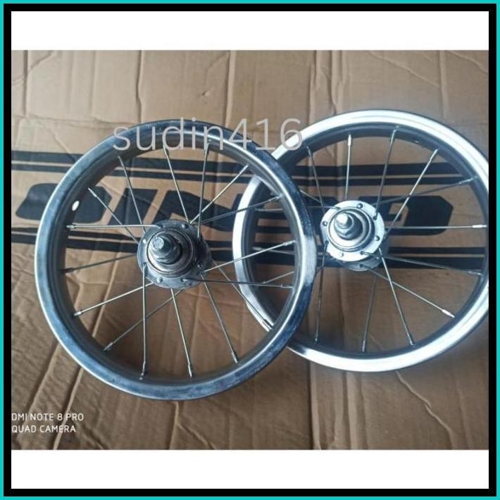 VELG SEPEDA 12" BESI (DEPAN BELAKANG)