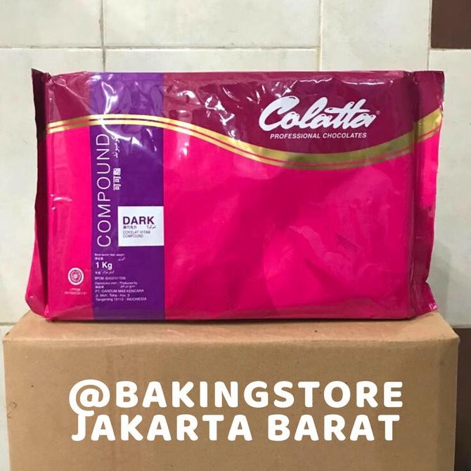 

Colatta Dark Chocolate Compound | Coklat Batang 1kg liquid