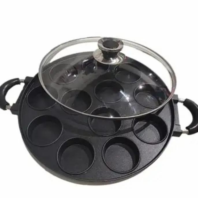 Cetakan kue 12 lubang datar HC Happy Call Suggo loyang kue apem VS99