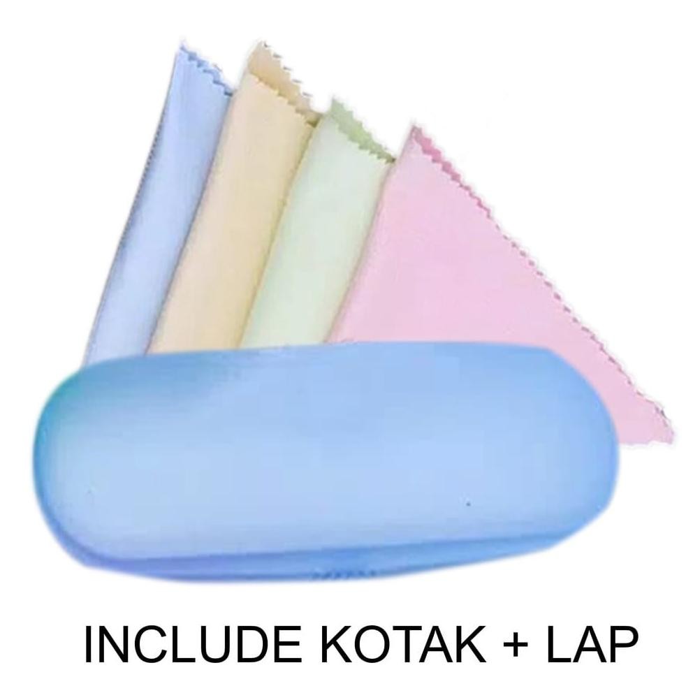 KACAMATA MINUS LENSA Anti Radiasi (BLURAY), KACA MATA RABUN JAUH Pria Wanita SPORTY (TERLARIS OPTIK)