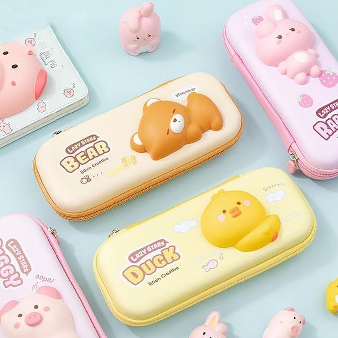 

TOKKADO Fuwa Tempat Kotak Pensil Squishy Anak Sekolah Karakter Lucu liquid