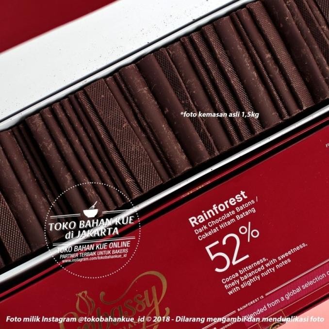 

Stik Coklat Chocolate Batons Couverture Sticks Tulip EOC 52% COCOA 1kg liquid