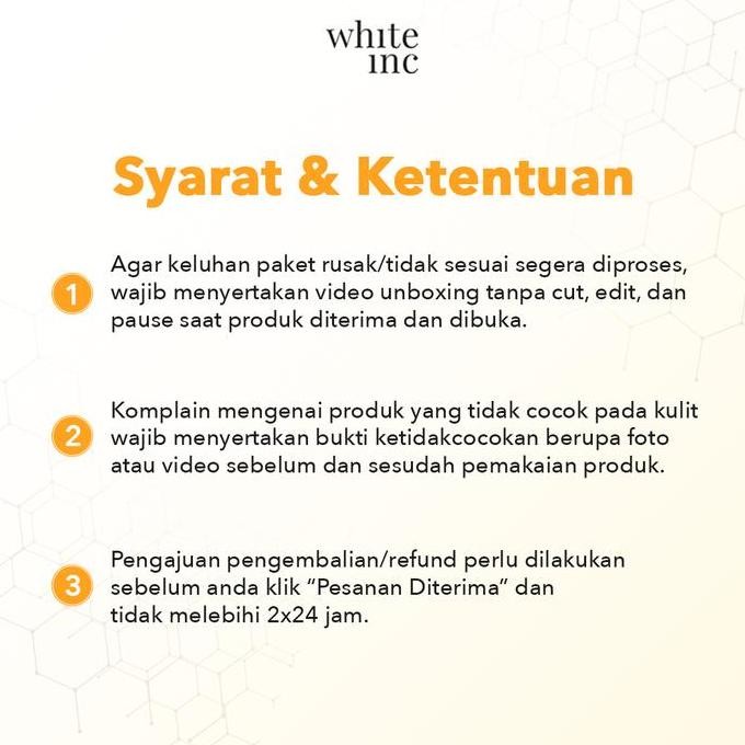 [Exclusive] WHITE INC AHA Body Lotion to Whitening & Moisturising | Hand Body Lotion Pencerah Mencer