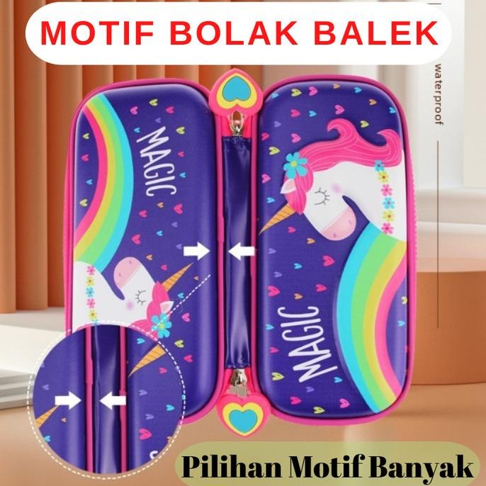 

Tempat Tepak Kotak Pensil Anak Laki Laki Perempuan Karakter 3D PC0006 liquid