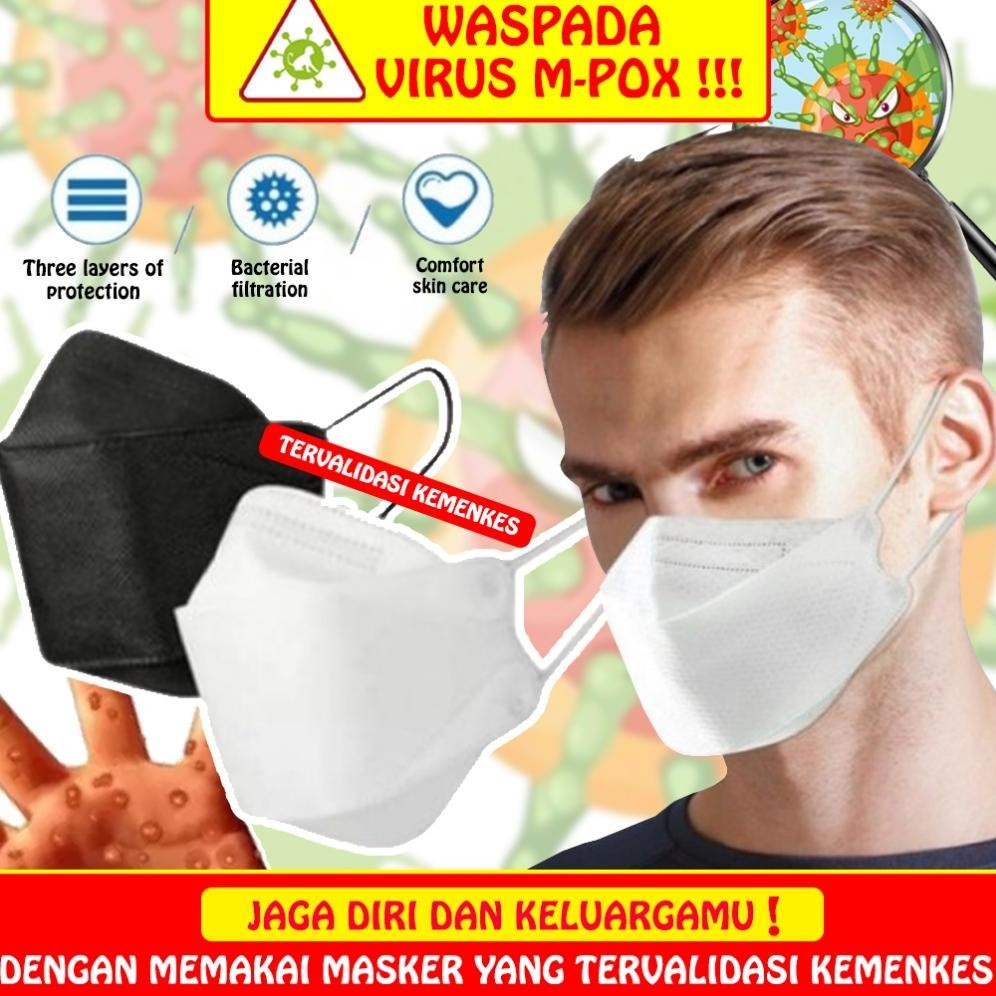 bas-12 Ok75 (BISA COD) Masker KF94/ Masker KF94 Isi 10PCS/ Masker KF94 Korea/ Masker Korea Hemat Ori