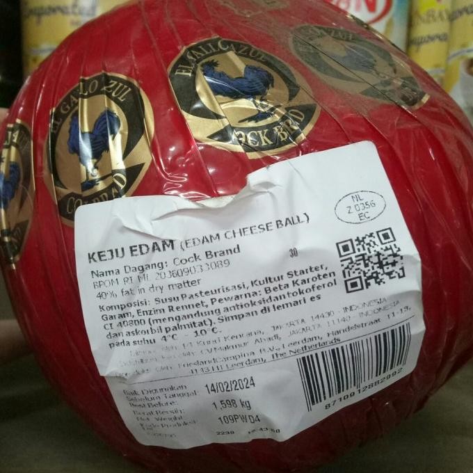 

Keju Edam Ayam Emas Keju Bola Keju Tua Repack 100Gr Terbaru