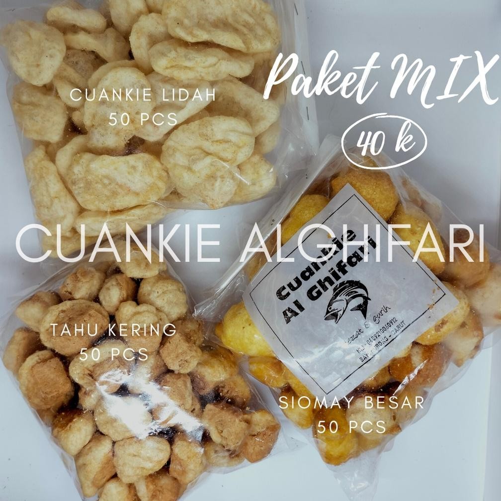 

HJ Paket hemat isi ,cuanki lidah,tahu kering dan siomay only 40rb