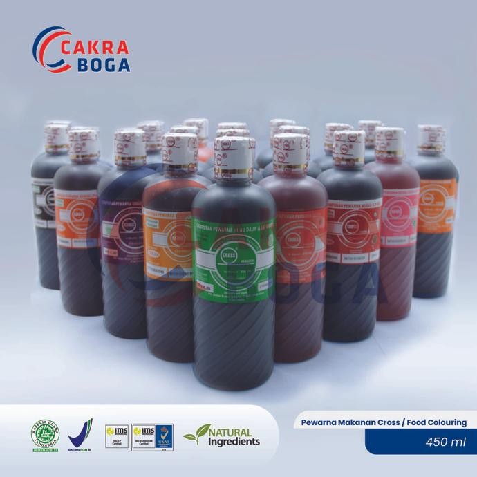 

Ready Pewarna Makanan Cross 450 ml / Food Colouring