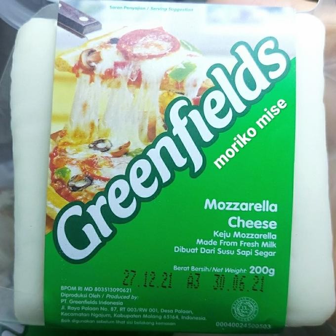 

Keju Mozzarella Greenfields Cheese / Greenfields Mozzarella - 200 Gr Promo