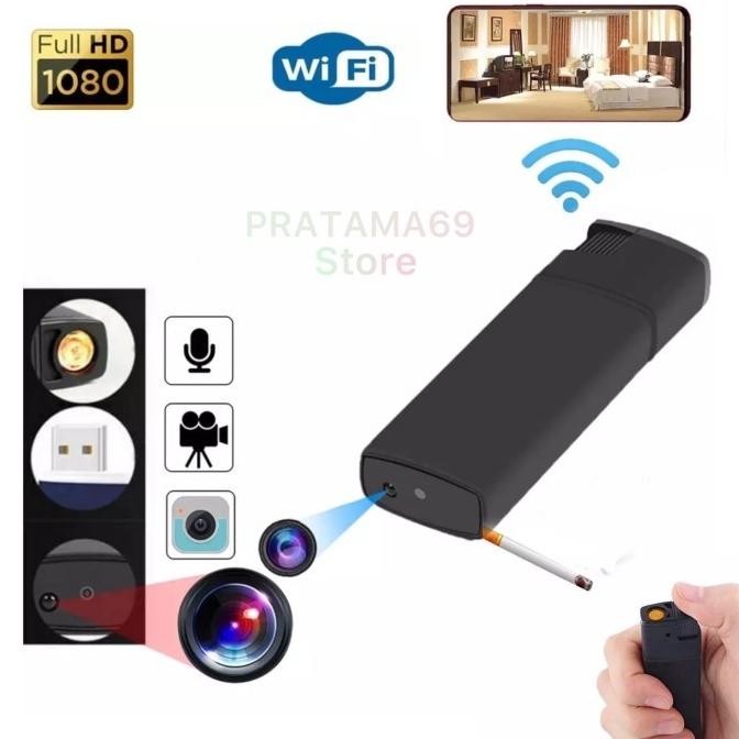 Korek Api Kamera Wifi CCTV Mini - Spy Cam Lighter HD K6