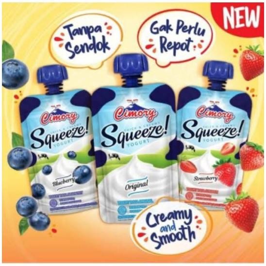 

Cimory Squeeze Yogurt Pouch 120Gr (1 Karton) Best Seller