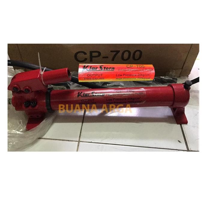 Pompa busbar Hydraulic hidrolik Hand Pump CP-700 KlarStern manual