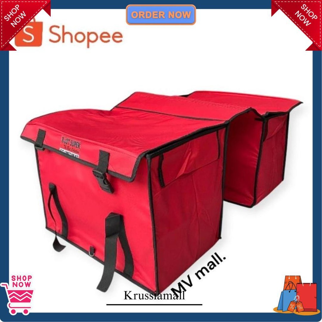 Tas Motor Belakang | Ronjot Motor Anti Air | Tas Paket | Tas Obrok Motor Siap Kirim