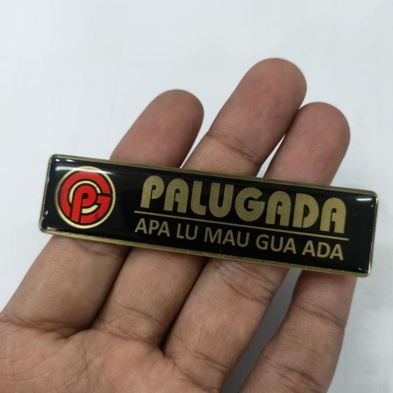 

It34 aq-54 Nametag Kuningan / Nametag Stainless / Nama Dada Kuningan / Nama Dada Stainless / Name Tag Kuningan / Name Tag Stainless Premium Termurah