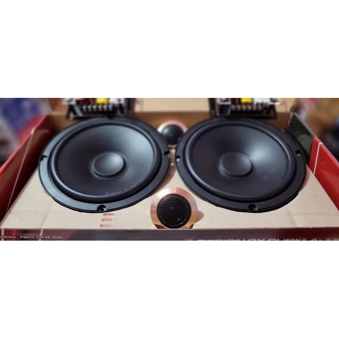 SPEAKER SPLIT 2 WAY CUBIG SWISSLINE GOLD