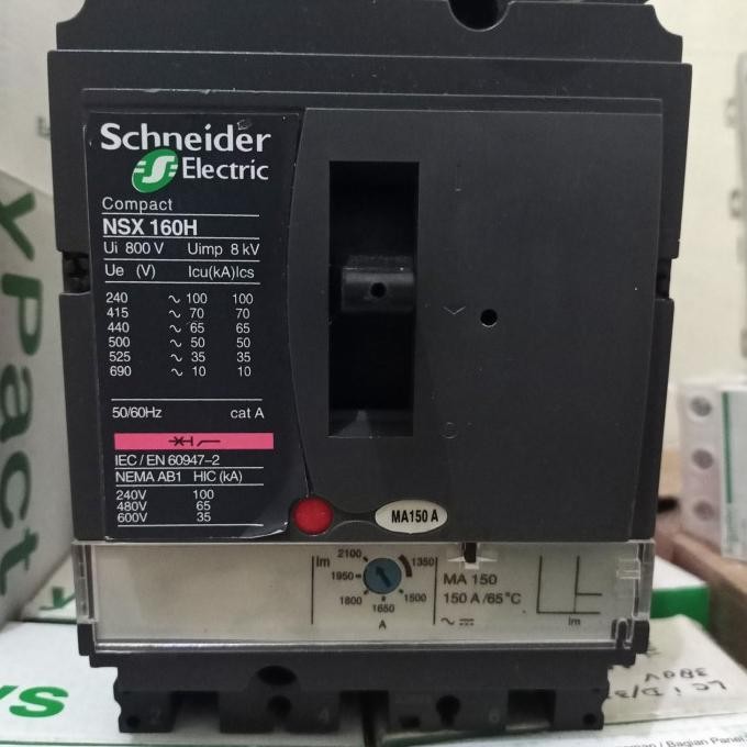 Mccb Schneider Nsx 160H 3P Ma 150A New Stok